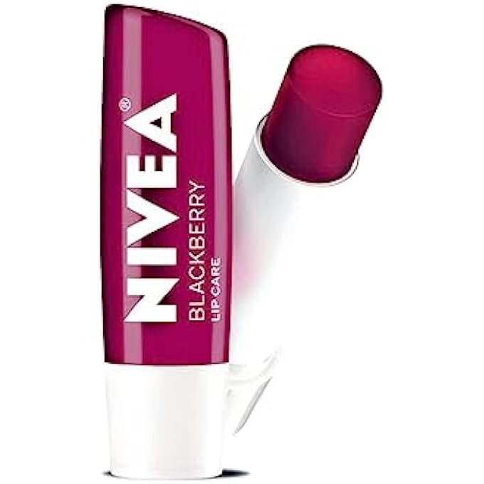 NIVEA, LIP CARE, BLACKBERRY, 0.17 OZ (4.8 G) - Image 1